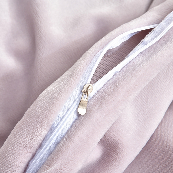 91家纺网 家纺一手货源 找家纺 妮恒美家纺 2025新款高克重婴儿绒四件套-知秋系列 知秋-暖心紫