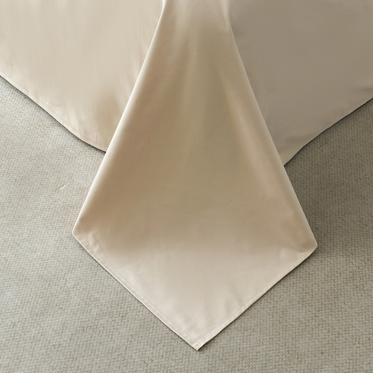 91家纺网 家纺一手货源 找家纺 宝时兰 2025新款加厚100%全棉长绒棉纯色磨毛单品床单纯棉枕套高密【提供买家秀/可定制其他尺寸】 米卡