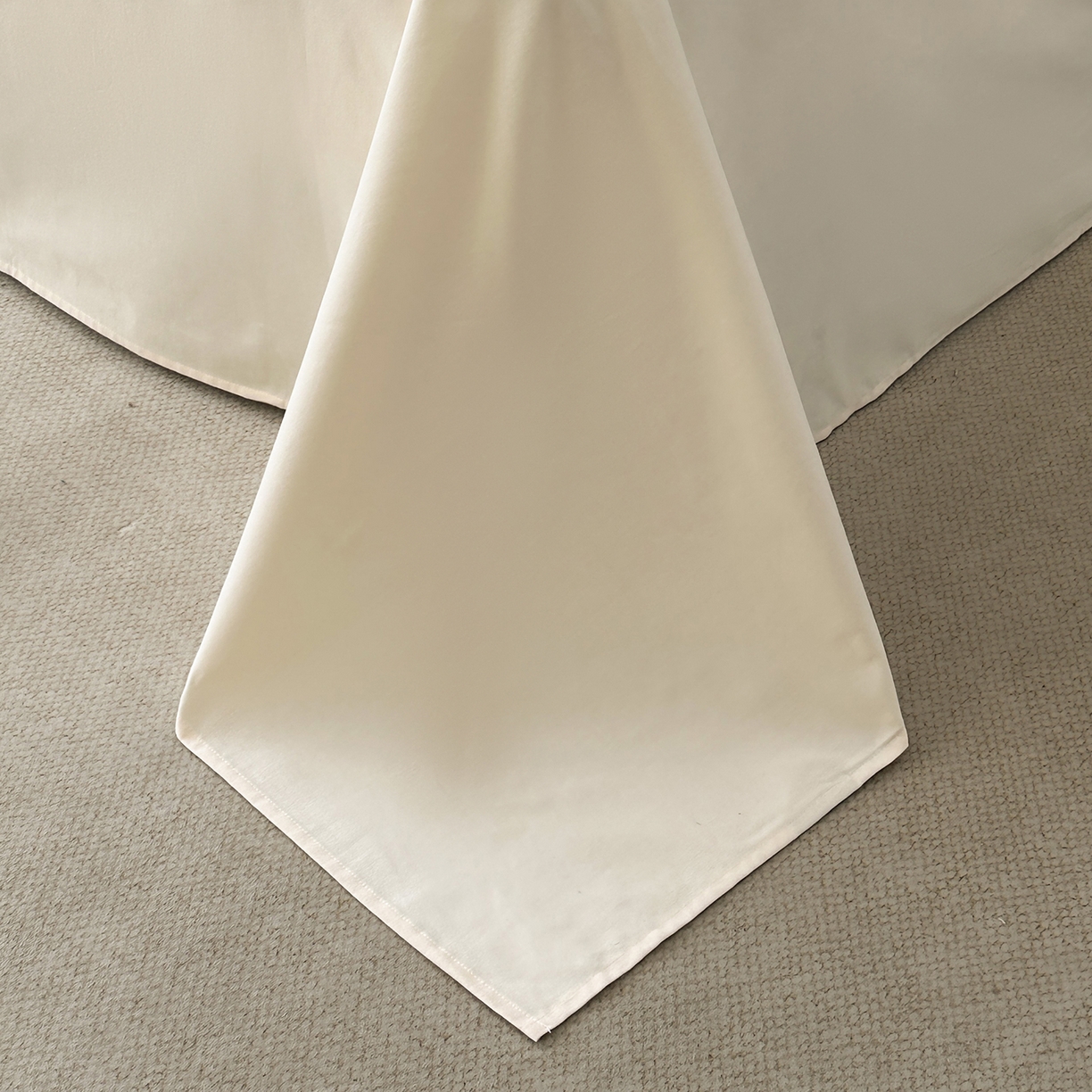 91家纺网 家纺一手货源 找家纺 宝时兰 2025新款加厚100%全棉长绒棉纯色磨毛单品床单纯棉枕套高密【提供买家秀/可定制其他尺寸】 奶黄