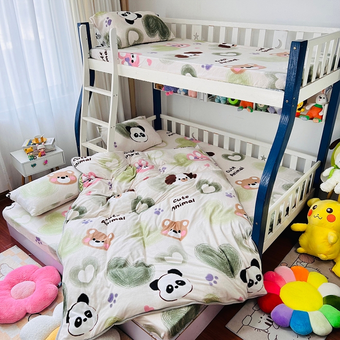 小虾米 2025新款加厚牛奶绒被套单被套被套单件 洛可可