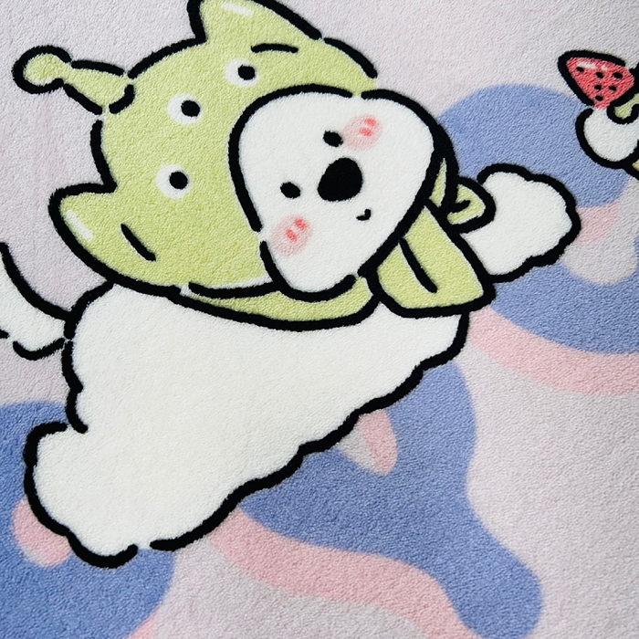 91家纺网 家纺一手货源 找家纺 小虾米 2025新款加厚牛奶绒被套单被套被套单件 奇趣乐园