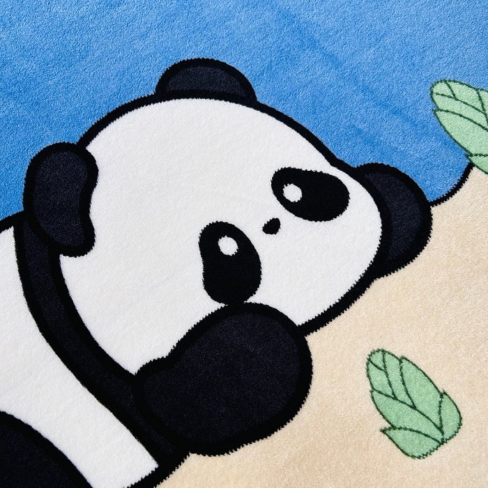 91家纺网 家纺一手货源 找家纺 小虾米 2025新款加厚牛奶绒被套单被套被套单件 熊猫帕帕