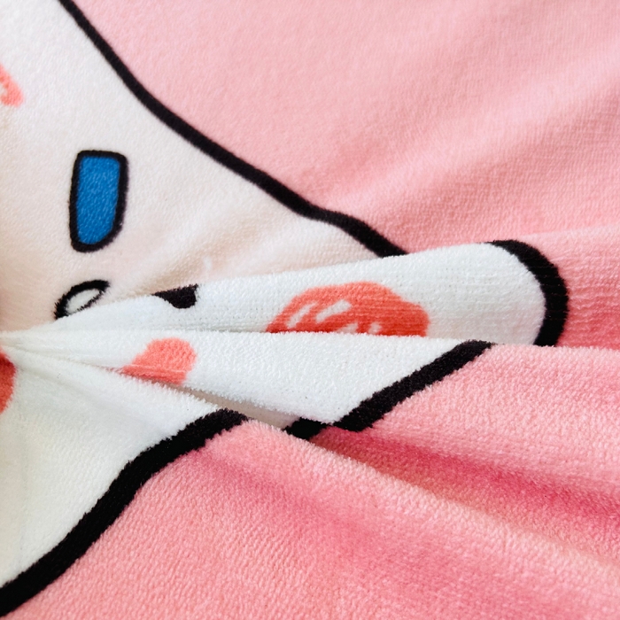 91家纺网 家纺一手货源 找家纺 小虾米 2025新款加厚牛奶绒被套单被套被套单件 开心女孩