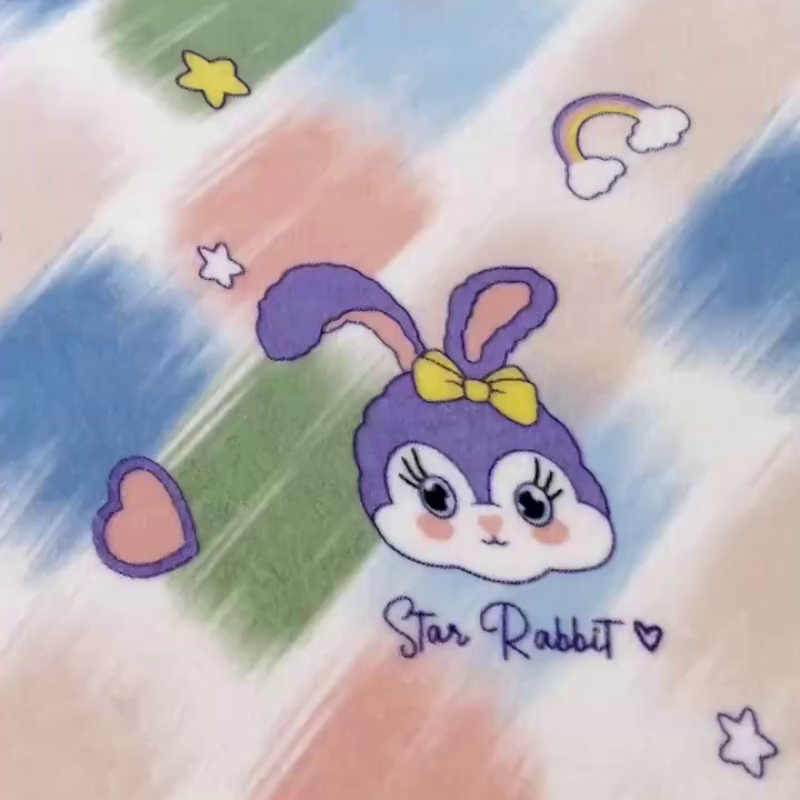 91家纺网 家纺一手货源 找家纺 小虾米 2025新款加厚牛奶绒被套单被套被套单件 星黛兔