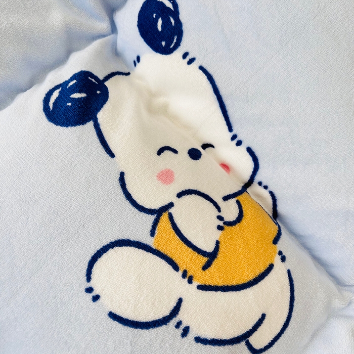 91家纺网 家纺一手货源 找家纺 小虾米 2025新款加厚牛奶绒被套单被套被套单件 幸运小狗