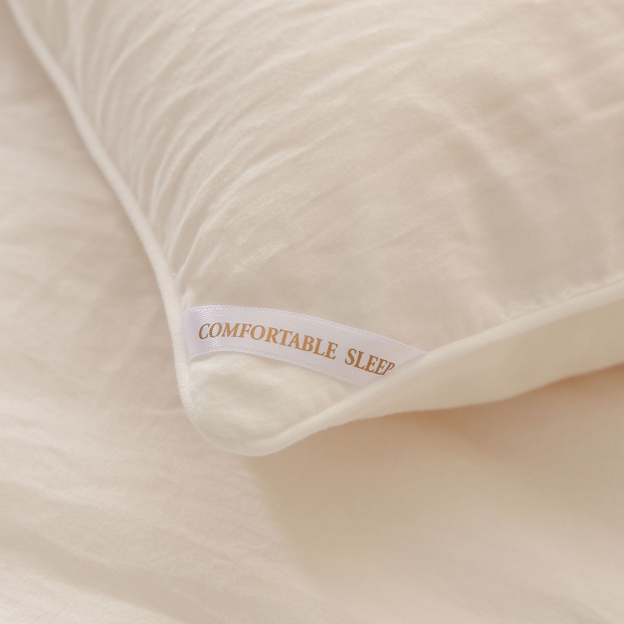 91家纺网 家纺一手货源 找家纺 薇玛仕 2025新款简约超柔水洗皱皱棉大豆被秋冬被被子被芯 本白