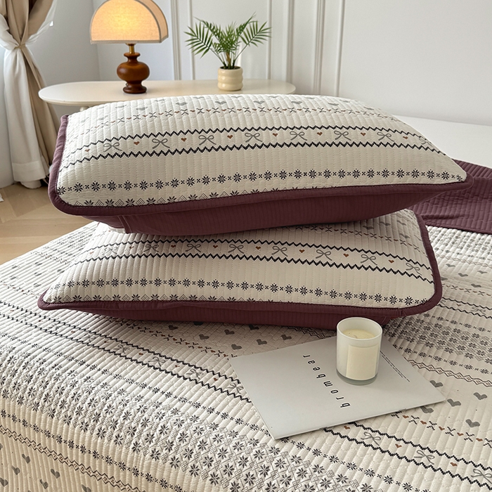 91家纺网 家纺一手货源 找家纺 卢赛尔 2025新款床盖单品单床盖云感加厚夹床单床罩软床垫-四季款（提供买家秀） 波西米亚