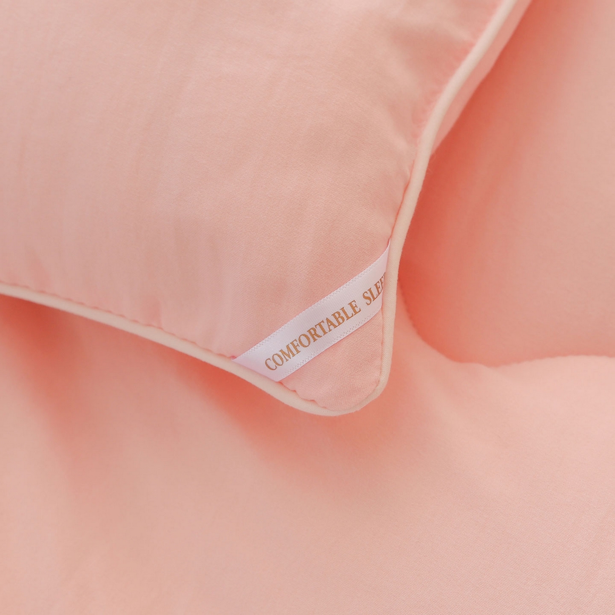 91家纺网 家纺一手货源 找家纺 薇玛仕 2025新款简约超柔水洗皱皱棉大豆被秋冬被被子被芯 粉玉