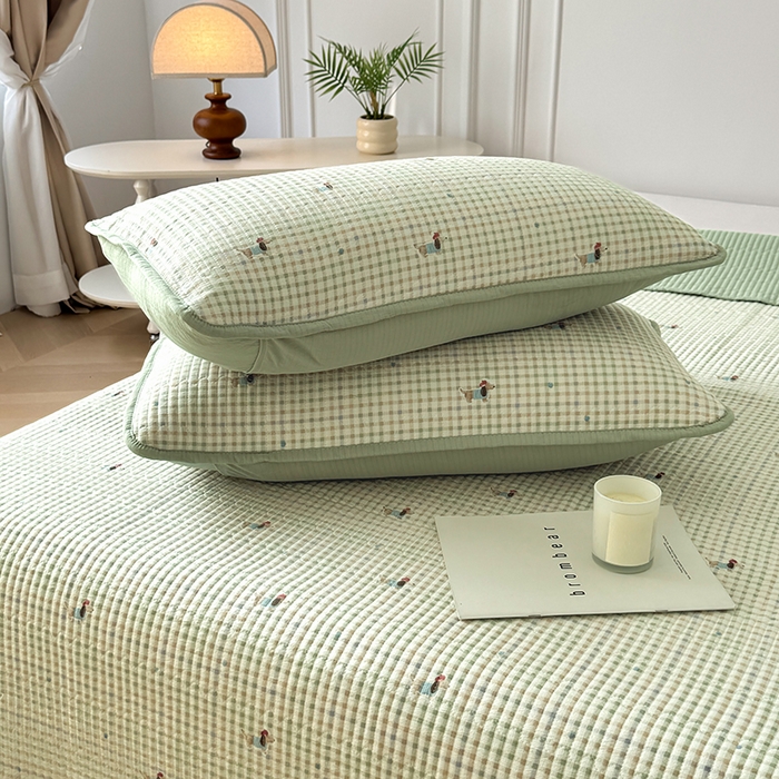 91家纺网 家纺一手货源 找家纺 卢赛尔 2025新款床盖单品单床盖云感加厚夹床单床罩软床垫-四季款（提供买家秀） 腊肠狗