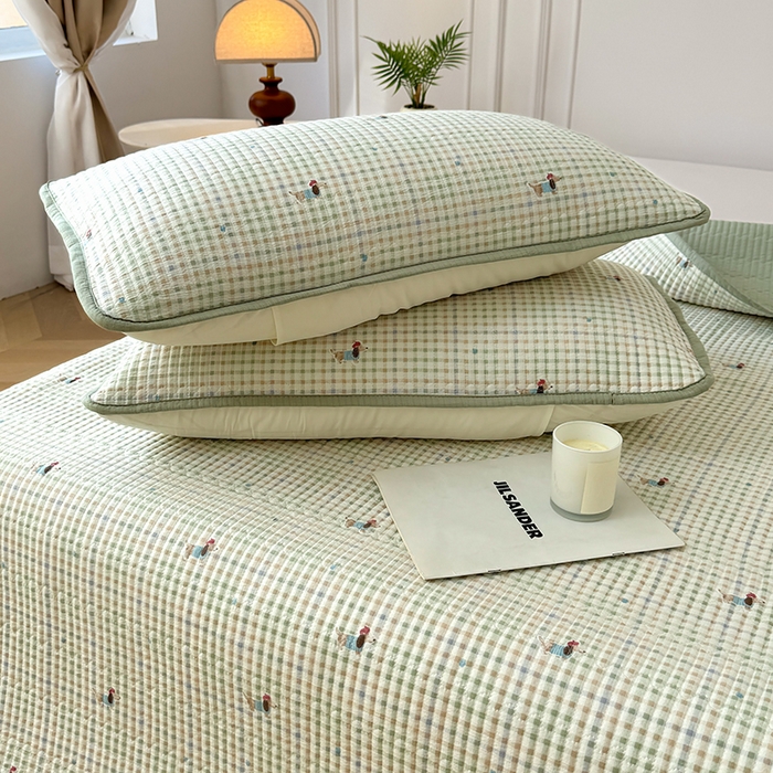 91家纺网 家纺一手货源 找家纺 卢赛尔 2025新款床盖单品单床盖云感加厚夹床单床罩软床垫-四季款（提供买家秀） 腊肠狗