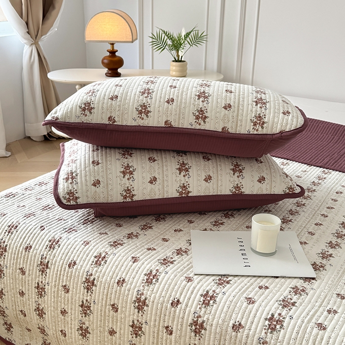 91家纺网 家纺一手货源 找家纺 卢赛尔 2025新款床盖单品单床盖云感加厚夹床单床罩软床垫-四季款（提供买家秀） 茉莉