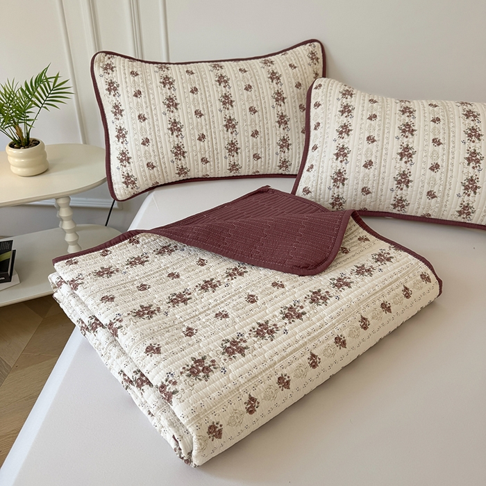 91家纺网 家纺一手货源 找家纺 卢赛尔 2025新款床盖单品单床盖云感加厚夹床单床罩软床垫-四季款（提供买家秀） 茉莉