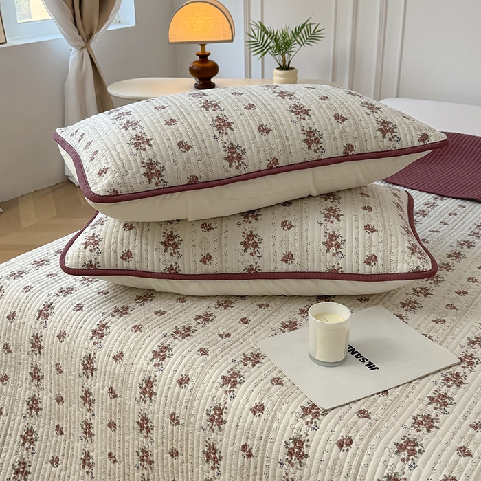 91家纺网 家纺一手货源 找家纺 卢赛尔 2025新款床盖单品单床盖云感加厚夹床单床罩软床垫-四季款（提供买家秀） 茉莉