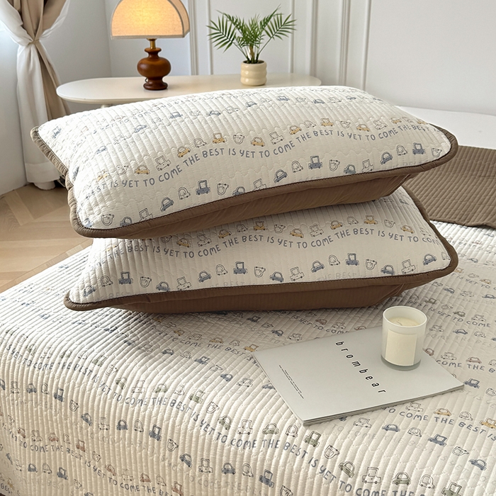 91家纺网 家纺一手货源 找家纺 卢赛尔 2025新款床盖单品单床盖云感加厚夹床单床罩软床垫-四季款（提供买家秀） 汽车总动员