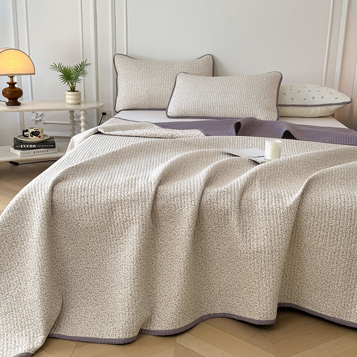 91家纺网 家纺一手货源 找家纺 卢赛尔 2025新款床盖单品单床盖云感加厚夹床单床罩软床垫-四季款（提供买家秀） 小野