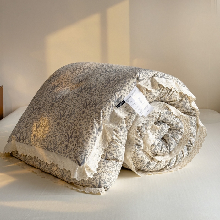 91家纺网 家纺一手货源 找家纺 （总）米菲 2025新款棉麻大豆蛋白被子被芯