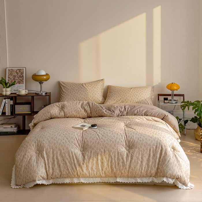 91家纺网 家纺一手货源 找家纺 （总）米菲 2025新款棉麻大豆蛋白被子被芯