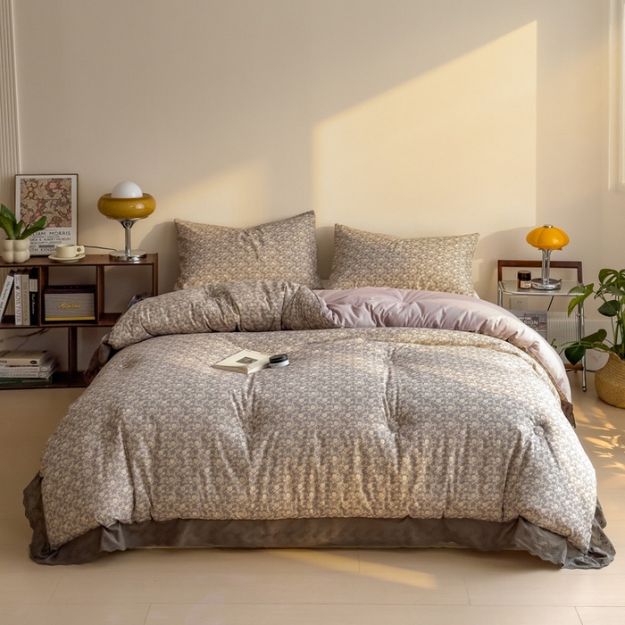 91家纺网 家纺一手货源 找家纺 （总）米菲 2025新款棉麻大豆蛋白被子被芯