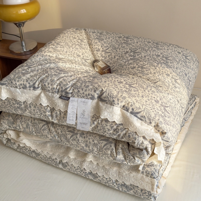 91家纺网 家纺一手货源 找家纺 米菲 2025新款棉麻大豆蛋白被子被芯 达米尼