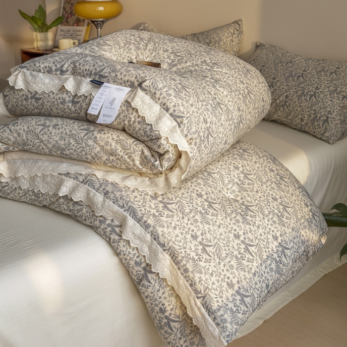 91家纺网 家纺一手货源 找家纺 米菲 2025新款棉麻大豆蛋白被子被芯 达米尼