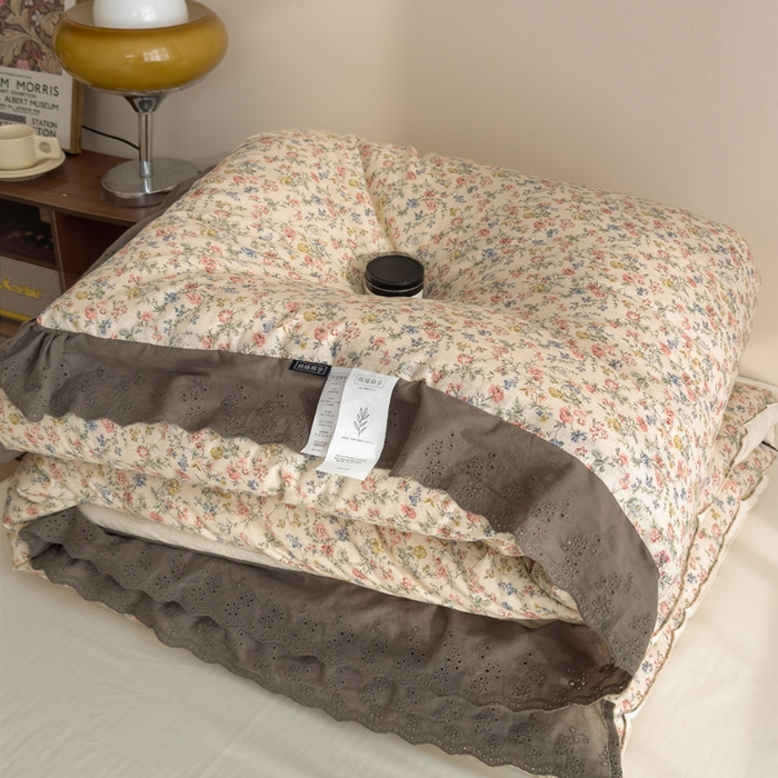 91家纺网 家纺一手货源 找家纺 米菲 2025新款棉麻大豆蛋白被子被芯 华尔兹