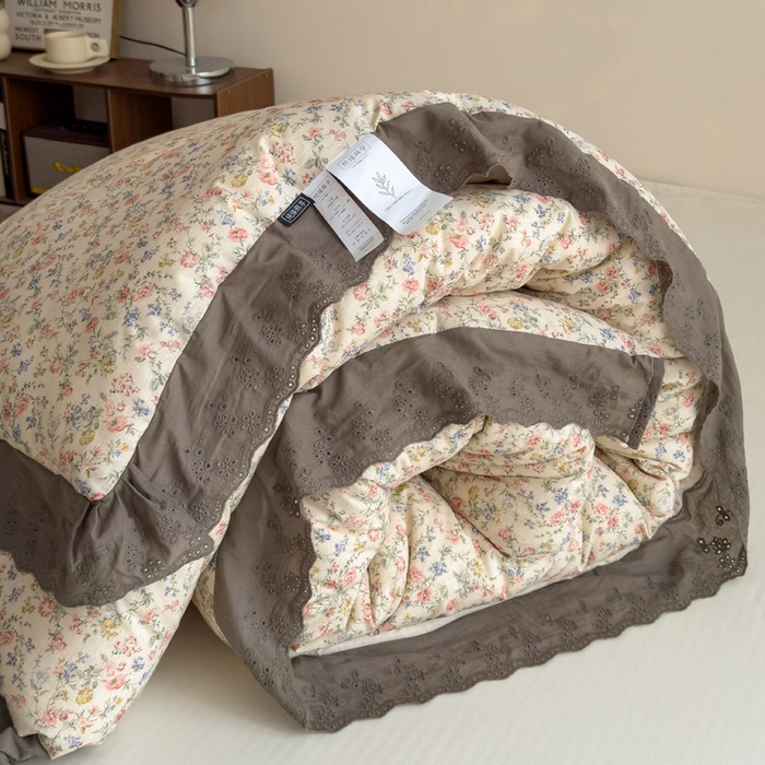 91家纺网 家纺一手货源 找家纺 米菲 2025新款棉麻大豆蛋白被子被芯 华尔兹