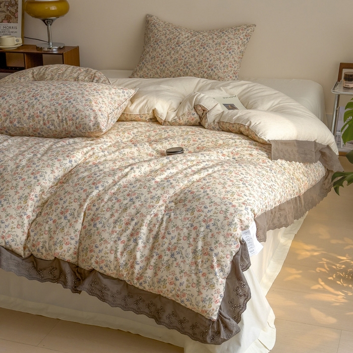 91家纺网 家纺一手货源 找家纺 米菲 2025新款棉麻大豆蛋白被子被芯 华尔兹