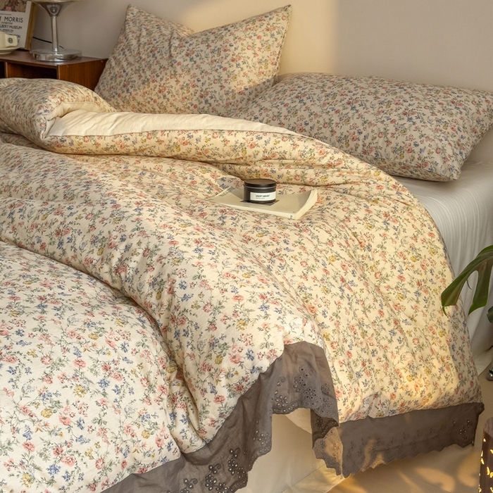 91家纺网 家纺一手货源 找家纺 米菲 2025新款棉麻大豆蛋白被子被芯 华尔兹