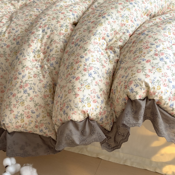 91家纺网 家纺一手货源 找家纺 米菲 2025新款棉麻大豆蛋白被子被芯 华尔兹