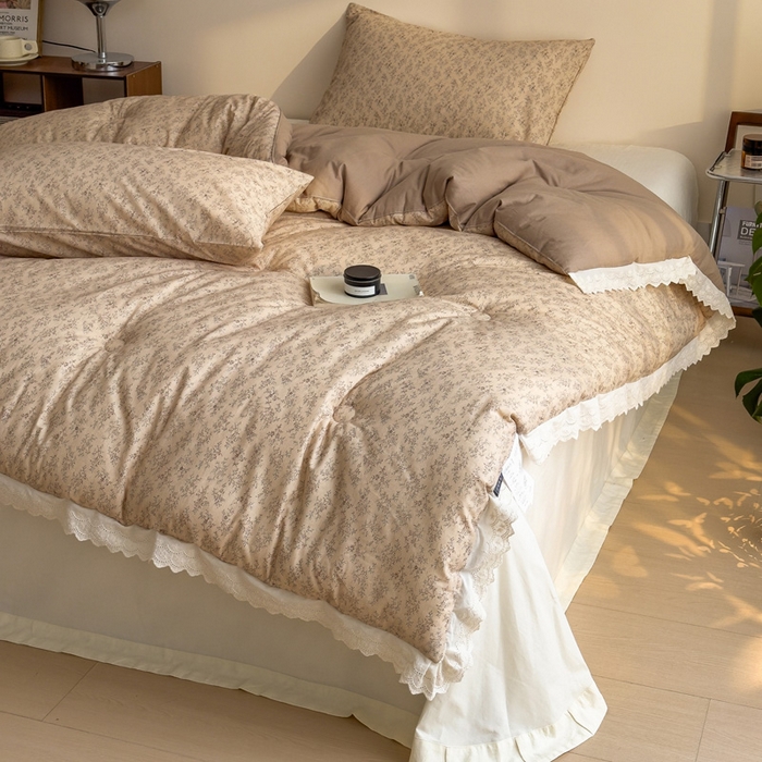 91家纺网 家纺一手货源 找家纺 米菲 2025新款棉麻大豆蛋白被子被芯 江南记忆