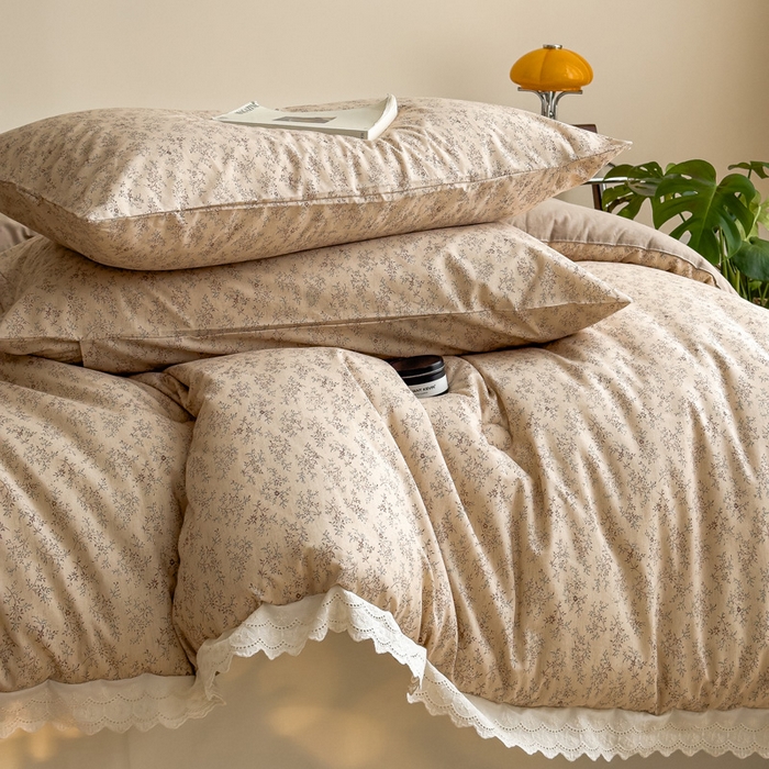 91家纺网 家纺一手货源 找家纺 米菲 2025新款棉麻大豆蛋白被子被芯 江南记忆