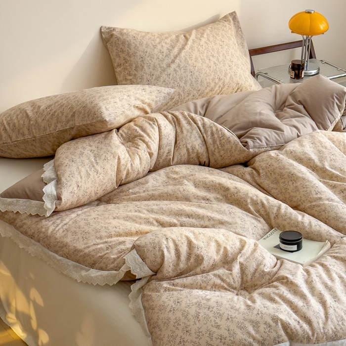 91家纺网 家纺一手货源 找家纺 米菲 2025新款棉麻大豆蛋白被子被芯 江南记忆