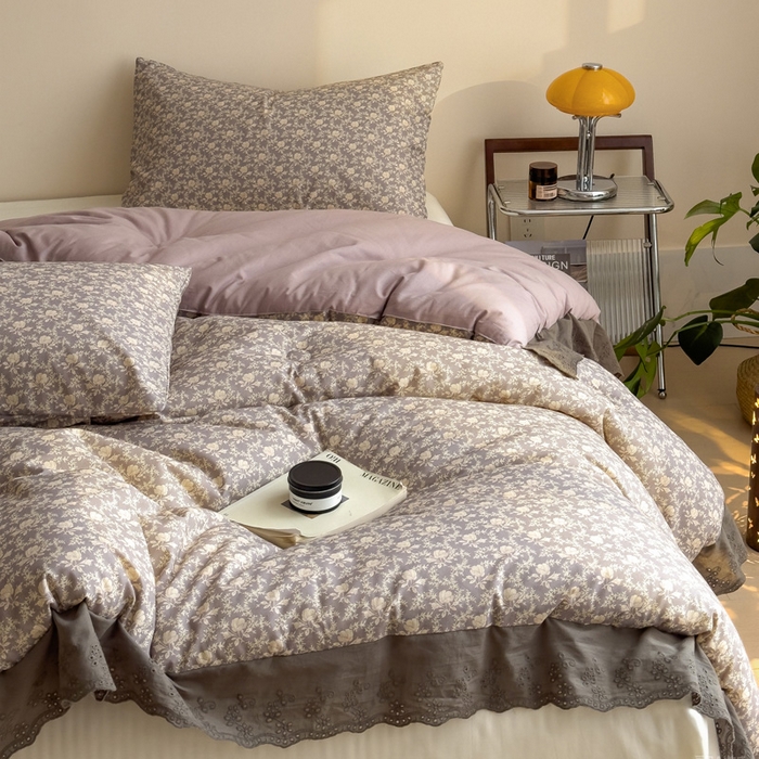 91家纺网 家纺一手货源 找家纺 米菲 2025新款棉麻大豆蛋白被子被芯 斯嘉丽