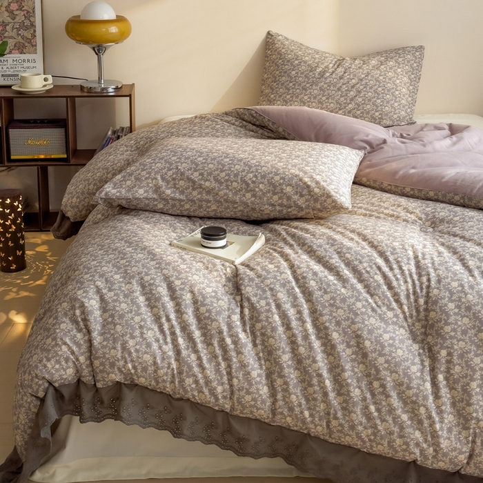 91家纺网 家纺一手货源 找家纺 米菲 2025新款棉麻大豆蛋白被子被芯 斯嘉丽