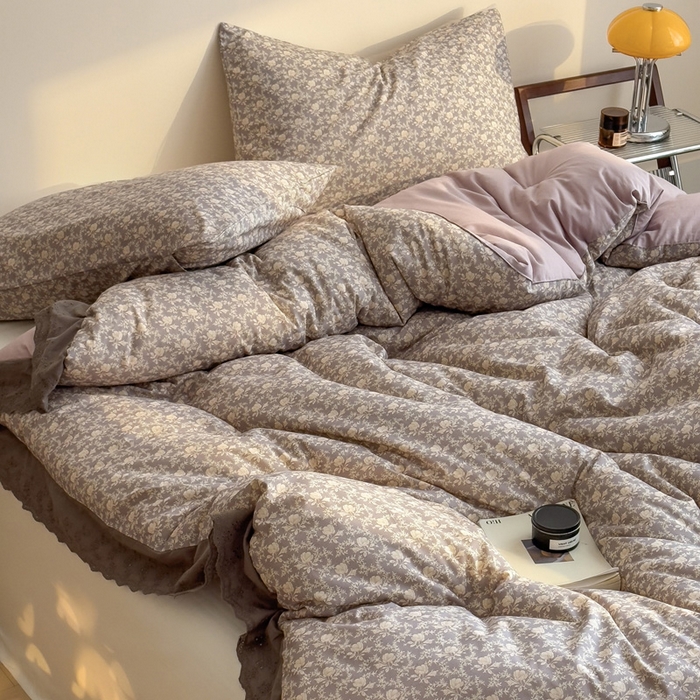 91家纺网 家纺一手货源 找家纺 米菲 2025新款棉麻大豆蛋白被子被芯 斯嘉丽