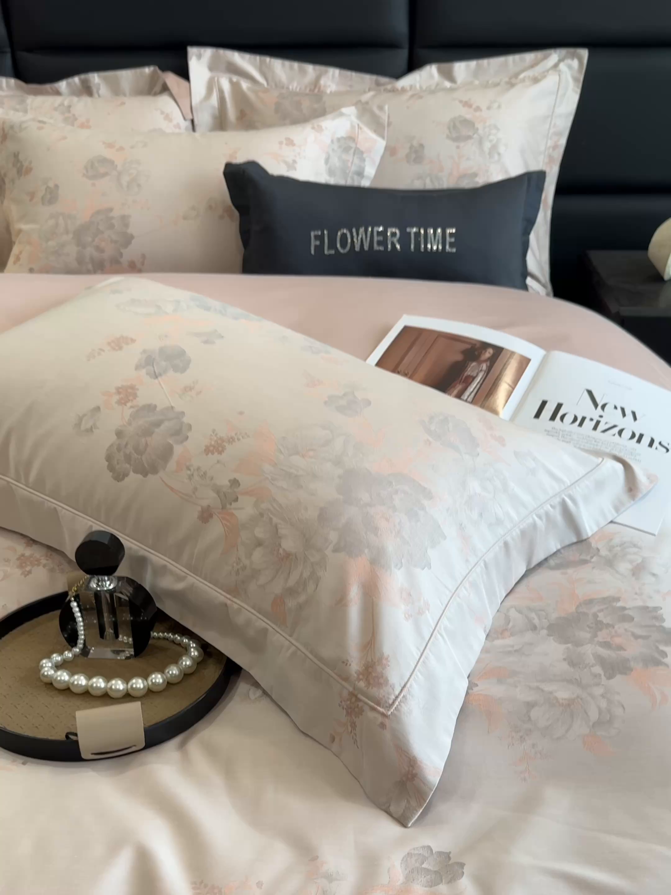 91家纺网 家纺一手货源 找家纺 （总）花时间 2025新款100支天丝棉提花四件套