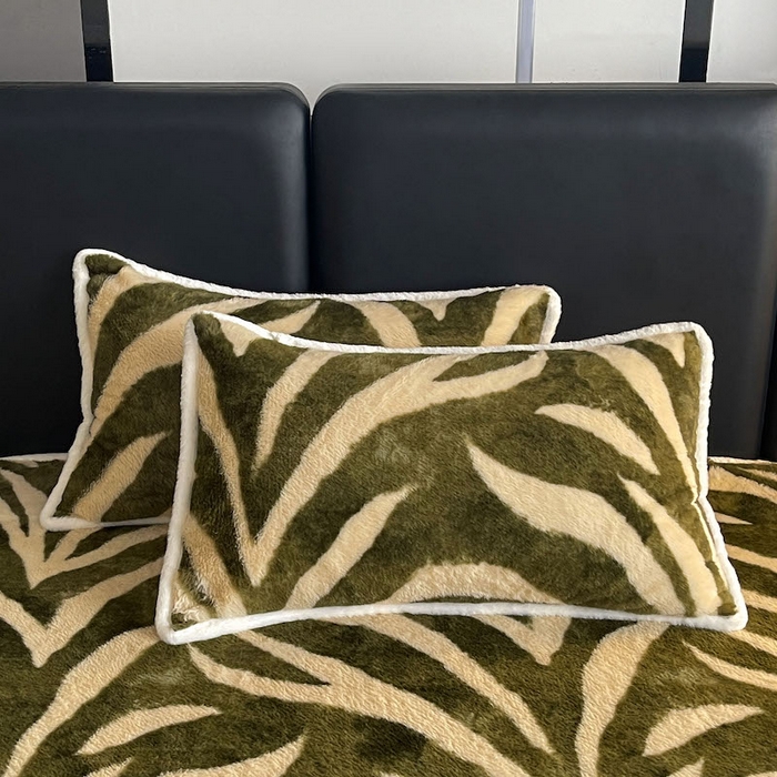 91家纺网 家纺一手货源 找家纺 极简 2025新款牛奶绒保暖单床笠 床笠单件 弗洛朗-绿