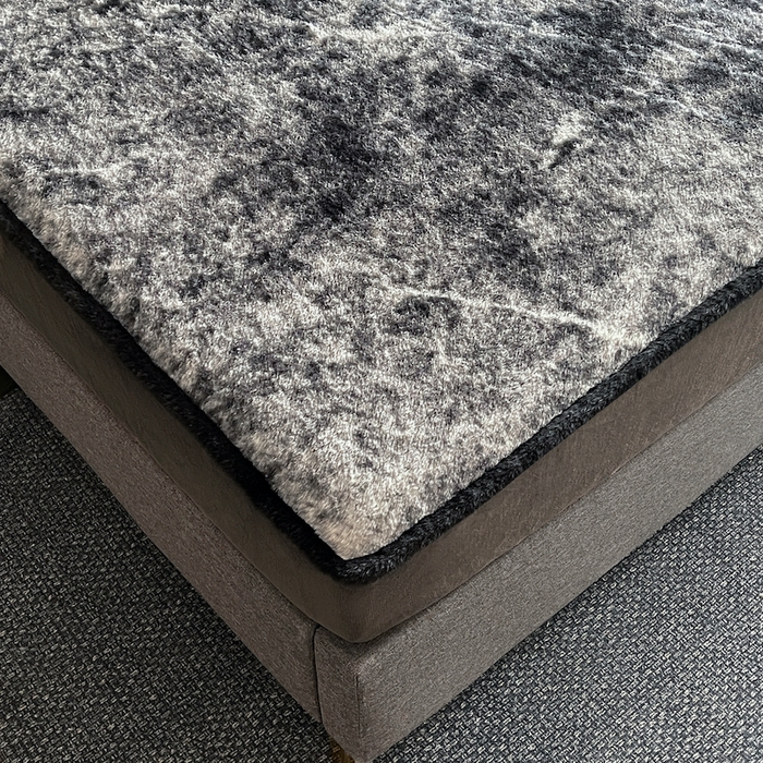 91家纺网 家纺一手货源 找家纺 极简 2025新款牛奶绒保暖单床笠 床笠单件 莉雅-蓝