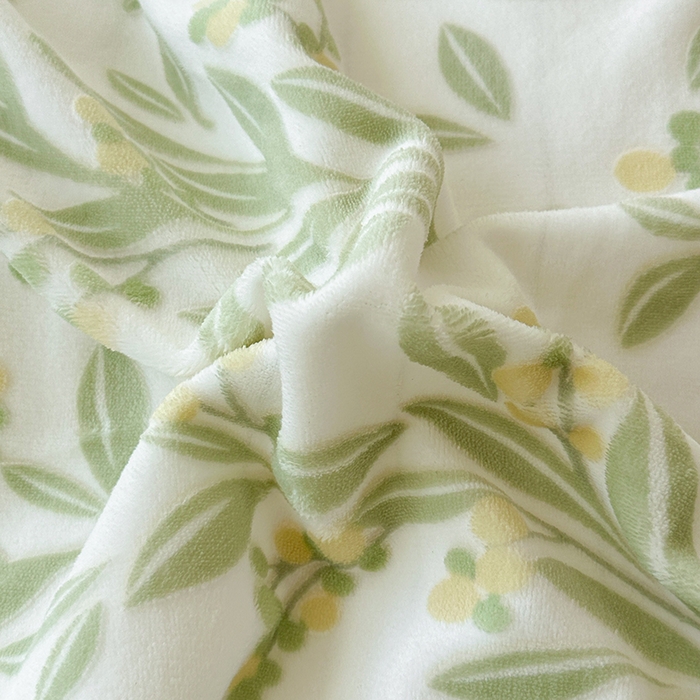 91家纺网 家纺一手货源 找家纺 Mata蔓塔家 2025新款小清新牛奶绒雕花兔毛绒包边四件套 浅草听风