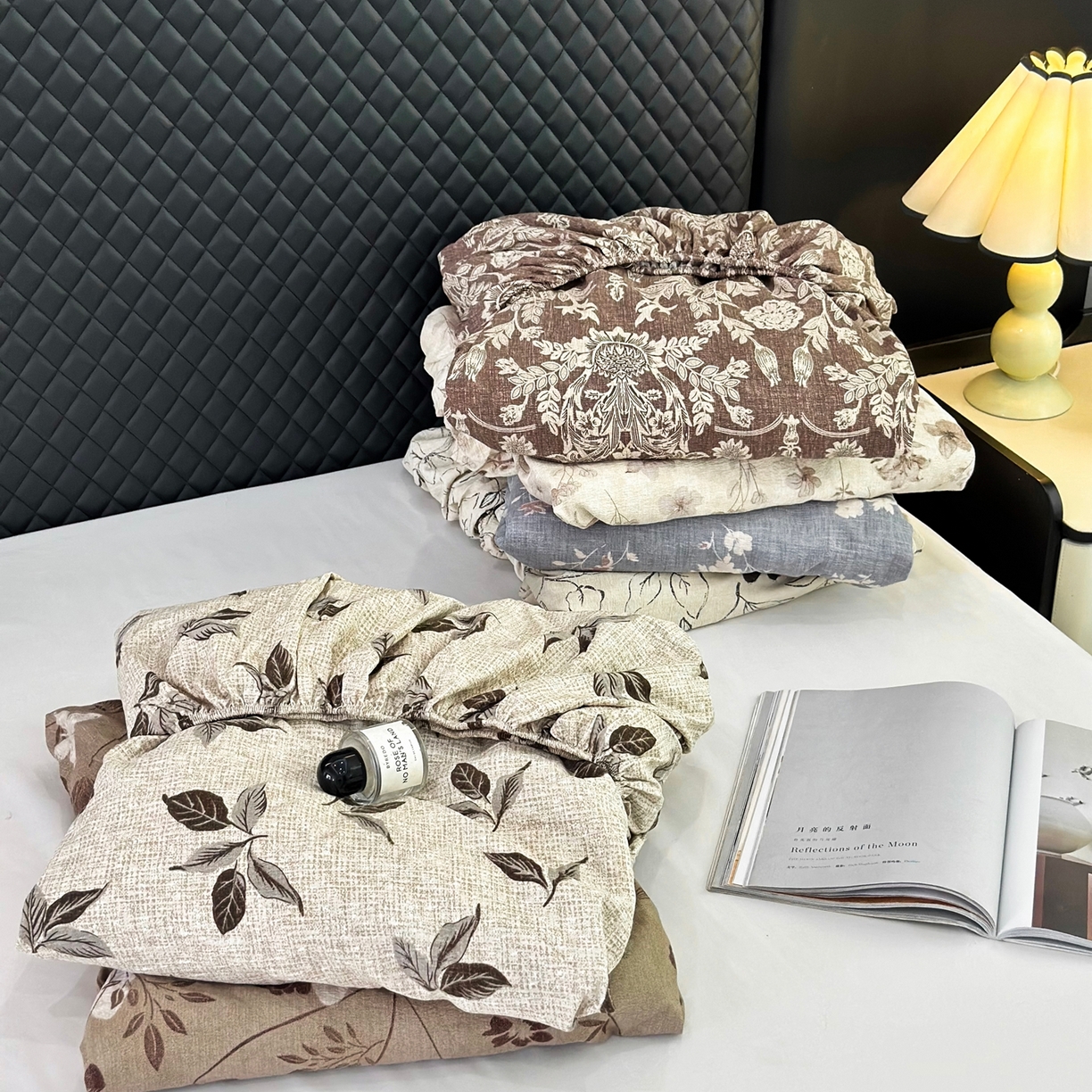 91家纺网 家纺一手货源 找家纺 （总）一比一家纺 2025新款高克重复古原麻床笠