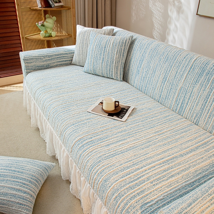 91家纺网 家纺一手货源 找家纺 （总）沐沐家纺 2025新款星弦裙边款沙发套