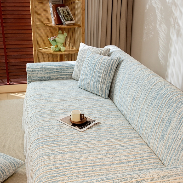 91家纺网 家纺一手货源 找家纺 （总）沐沐家纺 2025新款星弦裙边款沙发套