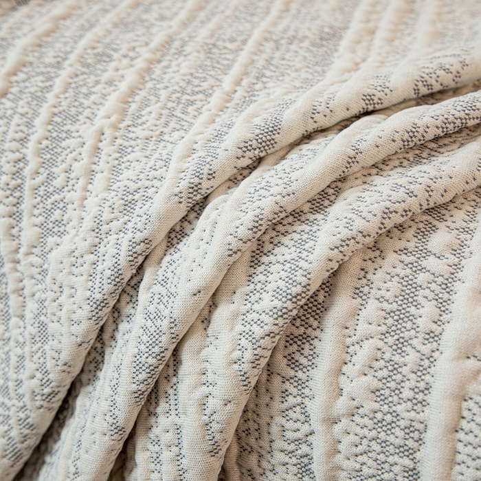 91家纺网 家纺一手货源 找家纺 沐沐家纺 2026新款星弦裙边款沙发套 星空灰