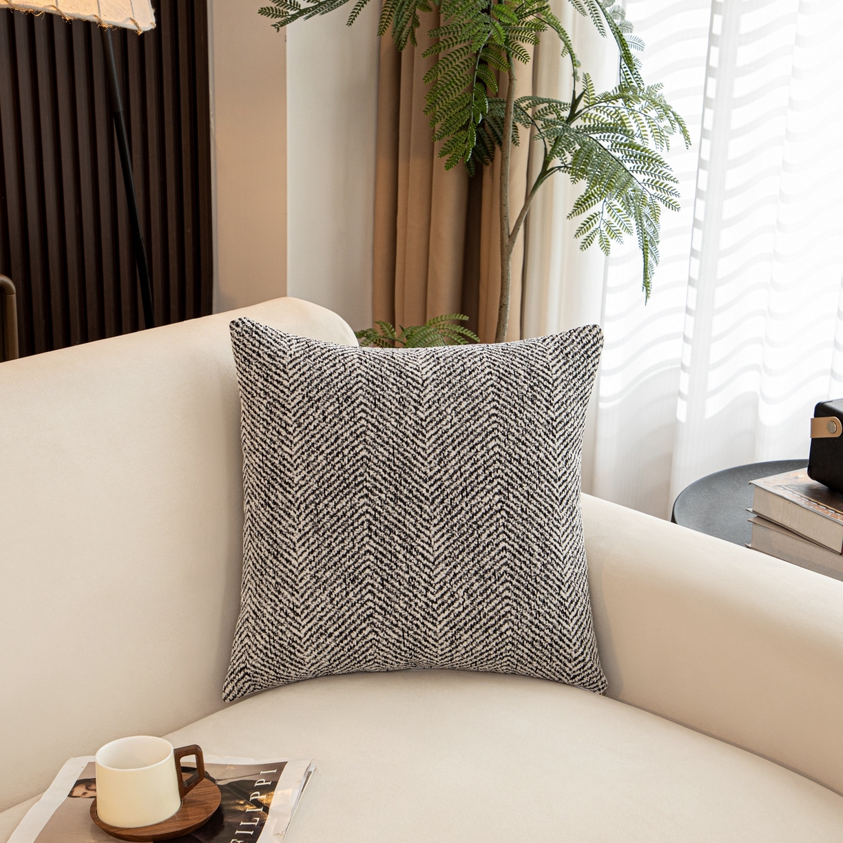 91家纺网 家纺一手货源 找家纺 沐沐家纺 2026新款波点抱枕 波点-深灰