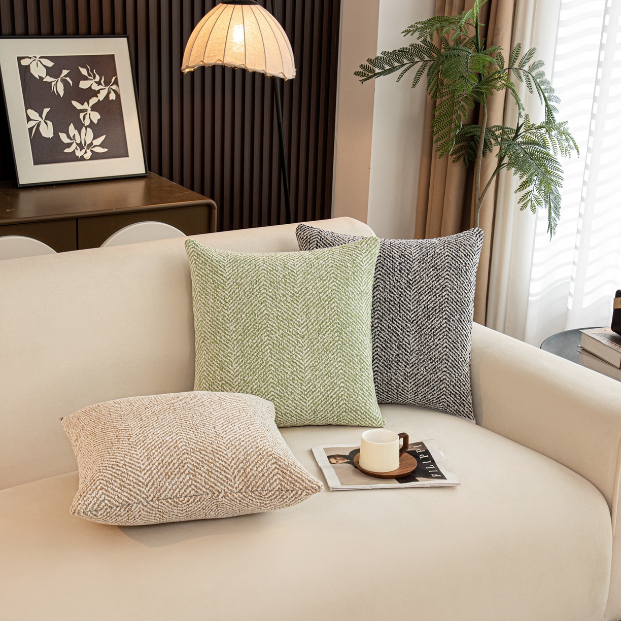 沐沐家纺 2026新款波点抱枕 组合图仅做展示不可下单