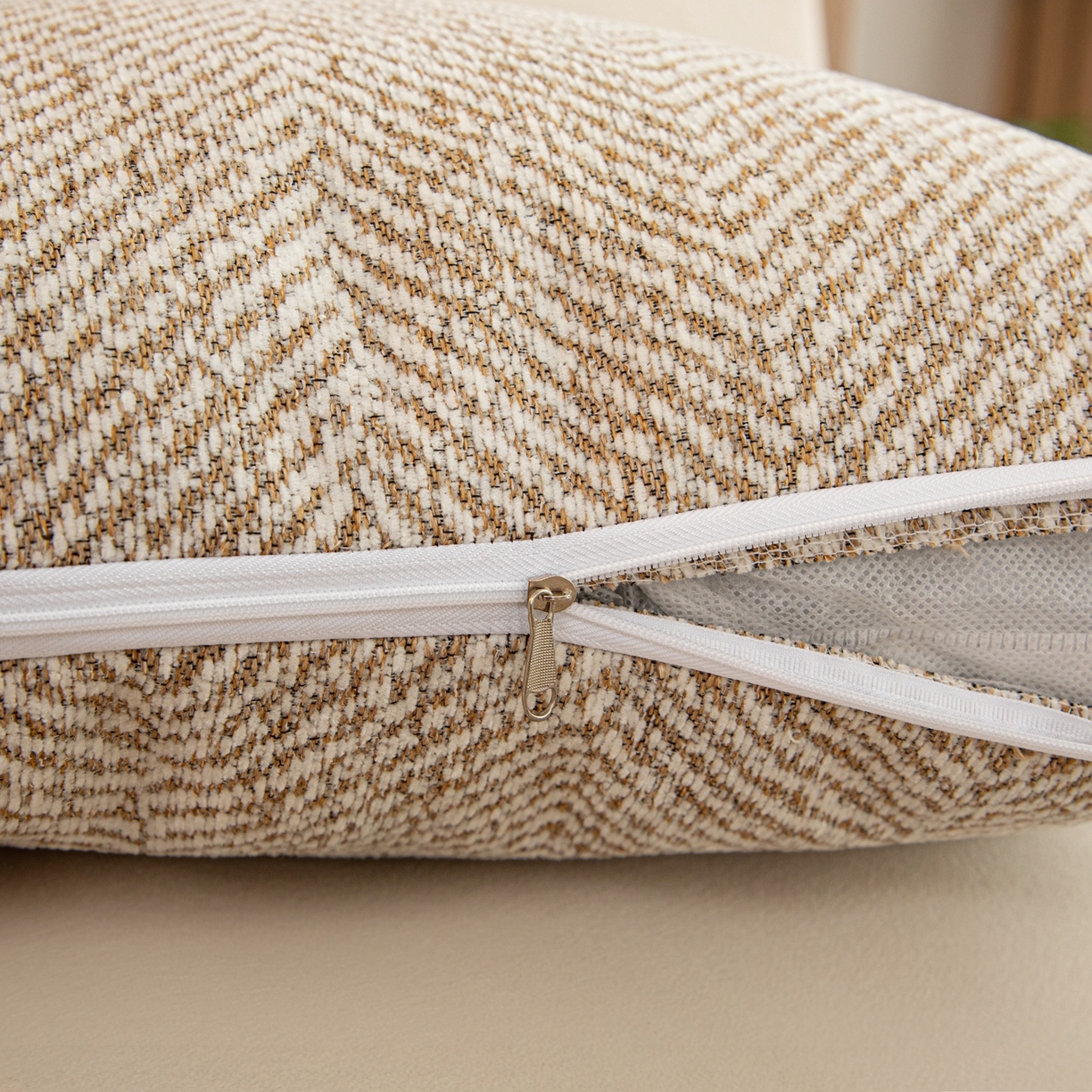 91家纺网 家纺一手货源 找家纺 沐沐家纺 2026新款波点抱枕 波点-卡其