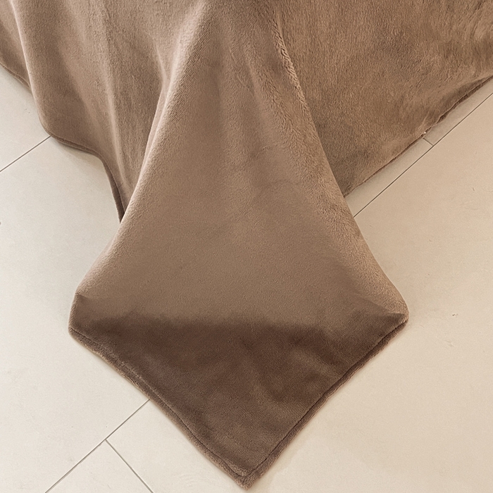 91家纺网 家纺一手货源 找家纺 ONE TWO ONE 121 新品【牛奶绒刺绣四件套】2025毛毯被子四件套单件床单被套床笠珊瑚绒牛奶绒冬被法兰绒兔毛绒男孩Boy Boy-复古咖