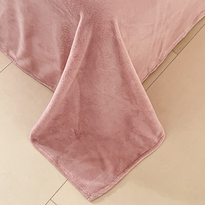 91家纺网 家纺一手货源 找家纺 ONE TWO ONE 121 新品【牛奶绒刺绣四件套】2025毛毯被子四件套单件床单被套床笠珊瑚绒牛奶绒冬被法兰绒兔毛绒男孩Boy Boy-橘粉