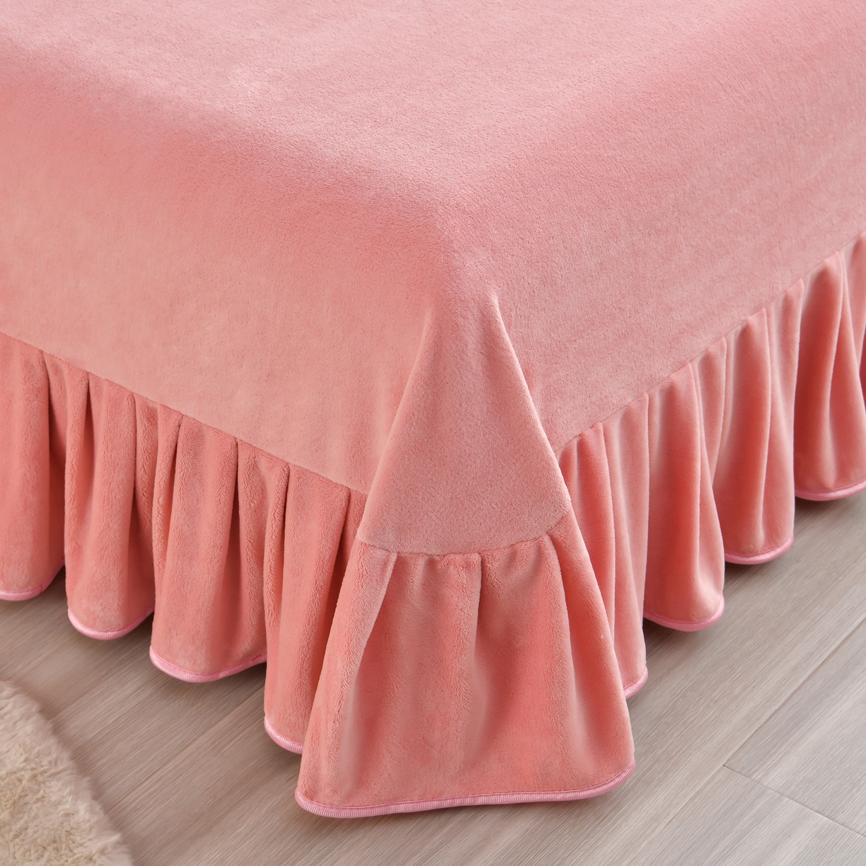 91家纺网 家纺一手货源 找家纺 橘姿家纺 2025新款9-10斤牛奶绒四件套金貂绒四件套 瑞夫丽