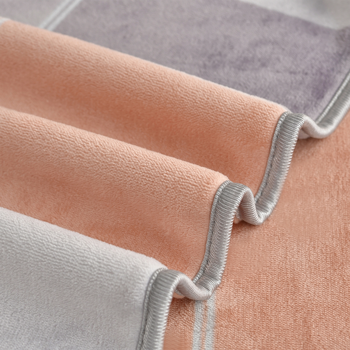 91家纺网 家纺一手货源 找家纺 橘姿家纺 2025新款9-10斤牛奶绒四件套金貂绒四件套 时尚格子